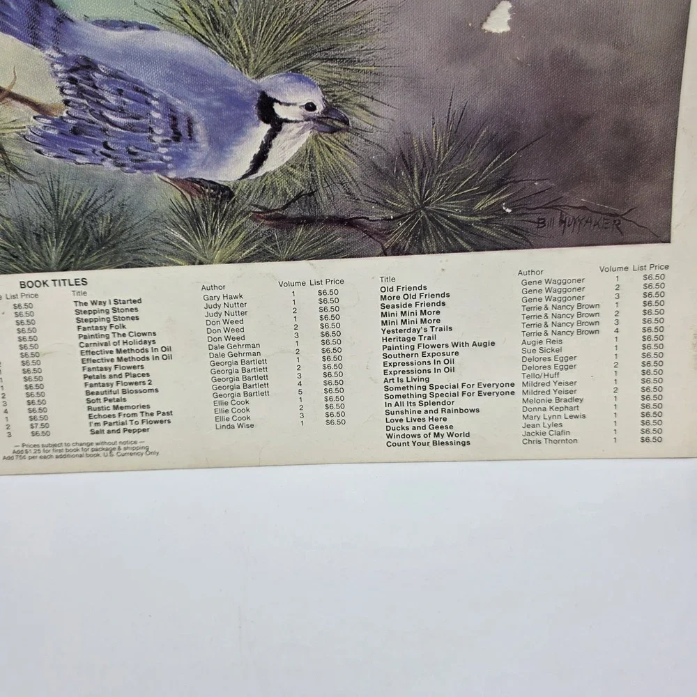 Nature's Beauty Vol. 3 by Bill Huffaker Illustrated How To Floral Art Book 1992